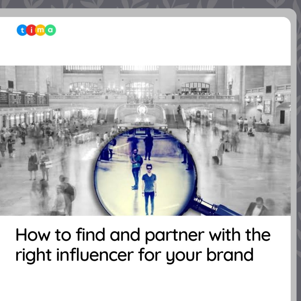 How to find and partner with the right influencer How to find and partner with the right influencer