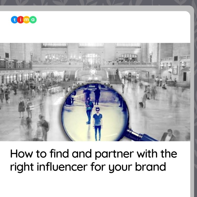 finding the right influencer