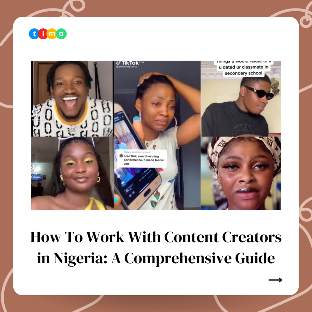 How To Work With Content Creators in Nigeria