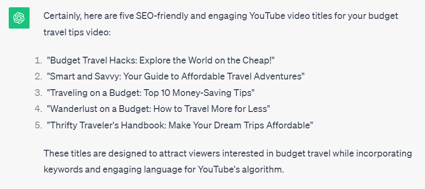 How Can YouTubers Use ChatGPT for Maximum Creativity?