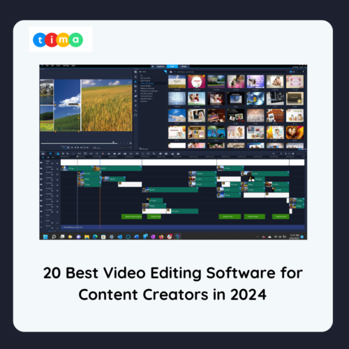 20 Best Video Editing Software for Content Creators in 2024