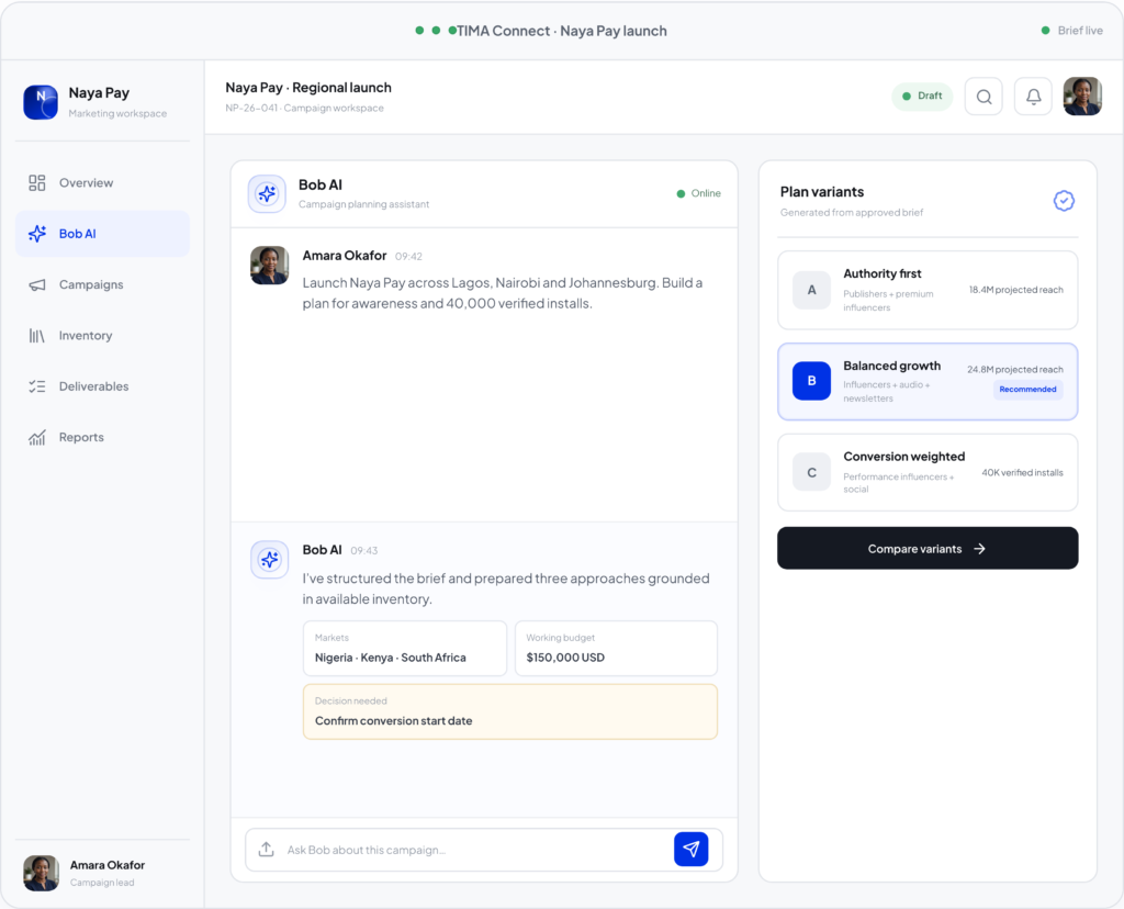 TIMA Connect: The AI-Powered Campaign Management Platform Built for Africa and the Middle East